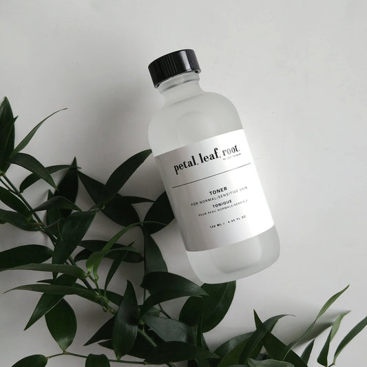 petal, leaf, root. by Just the Goods facial toner for normal/sensitive skin (alcohol-free)