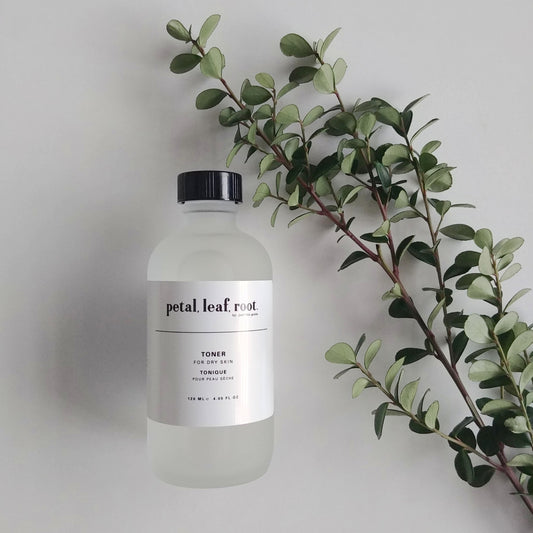 petal, leaf, root. by Just the Goods facial toner for dry skin (alcohol-free)