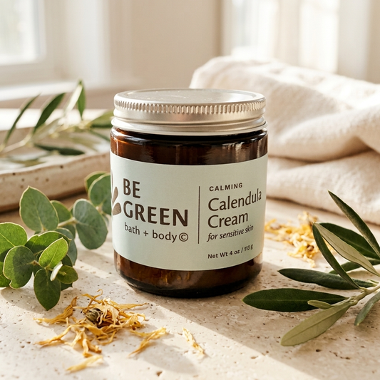 Organic Calendula Cream for Dry, Sensitive Skin