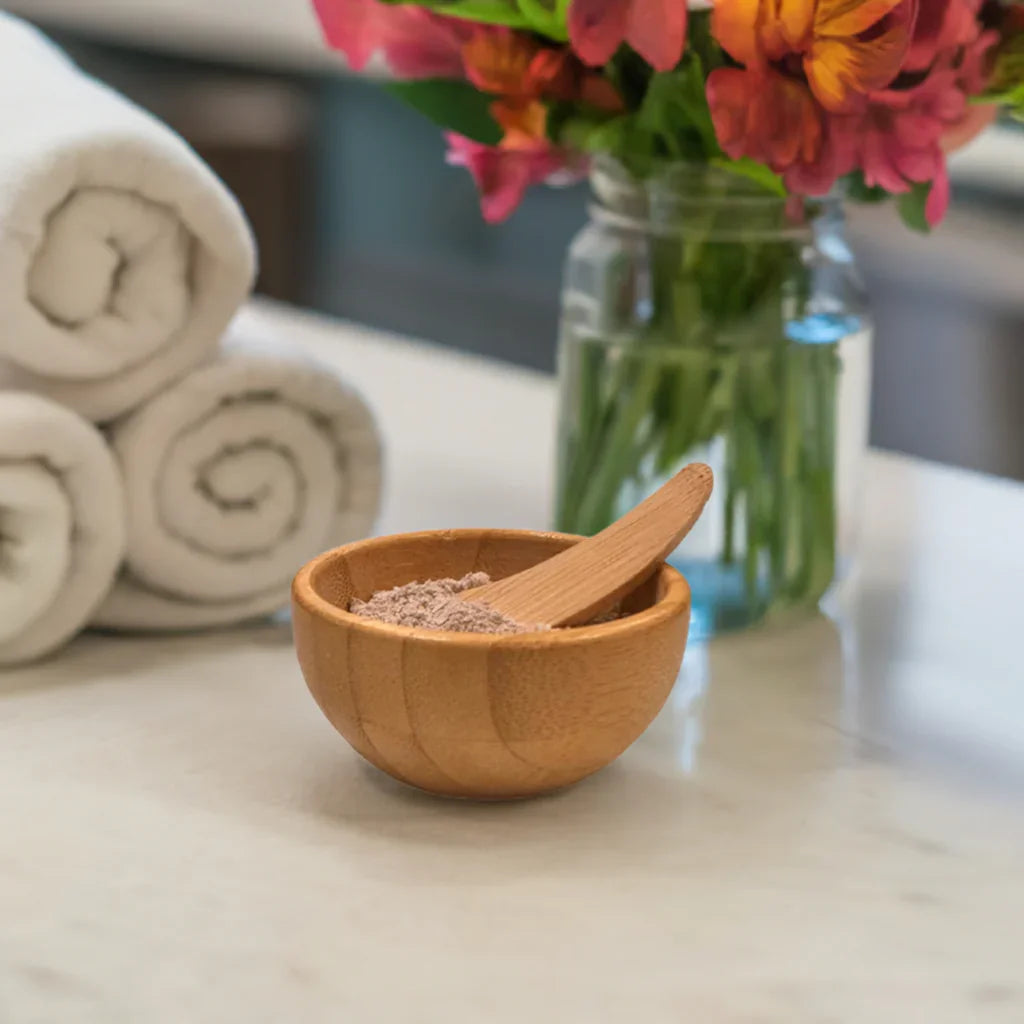 Mini Bamboo Mixing Bowl & Spoon