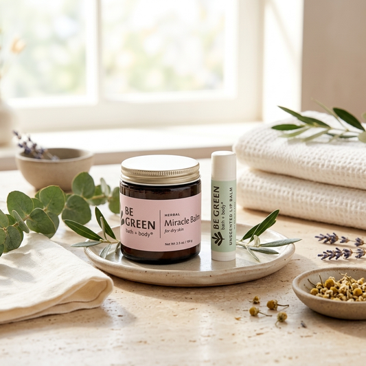 Herbal Miracle Balm and Lip Balm Gift Set
