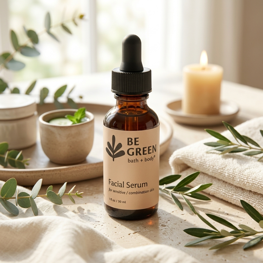 Natural Facial Oil Serum for Sensitive & Combination Skin