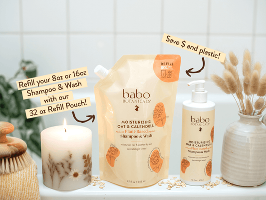 Moisturizing Oat Shampoo & Refill Set