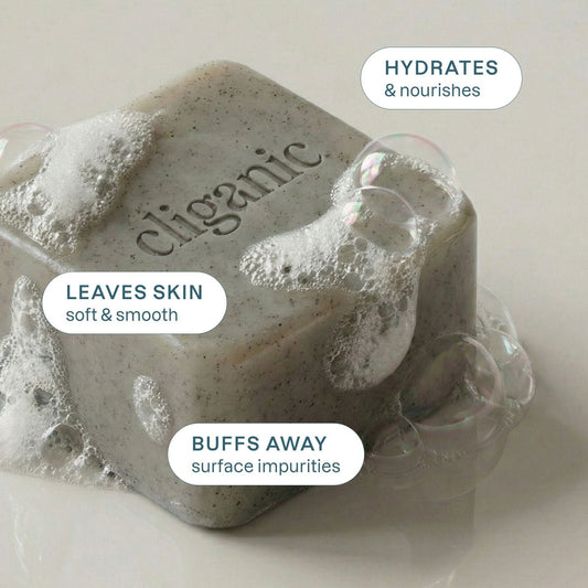 Exfoliating Scrub Bar Soap - Violet Wood