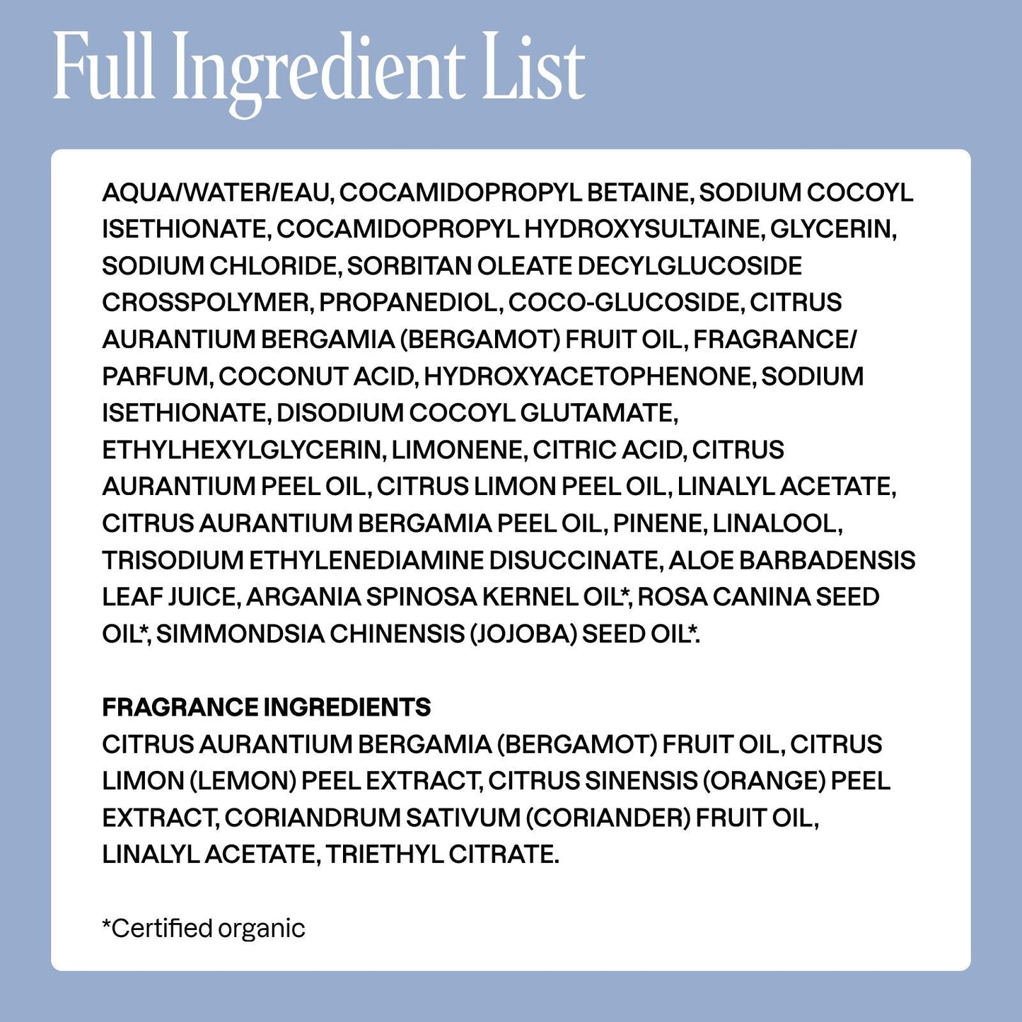 Fresh Balance Face Cleanser