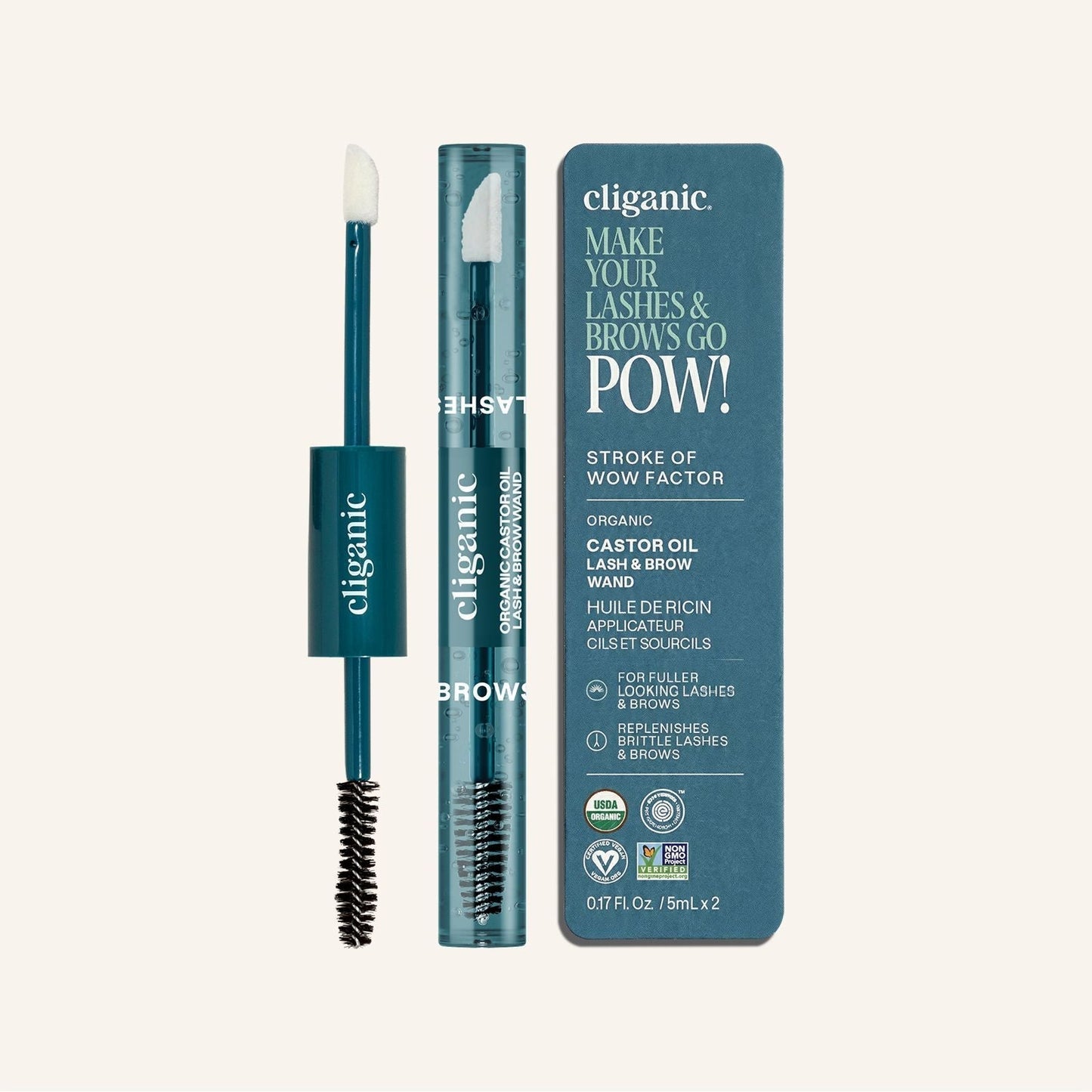Organic Castor Oil Lash & Brow Wand