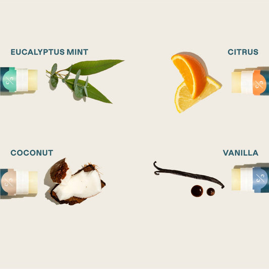 Organic Lip Balm Set - Sweet Bliss