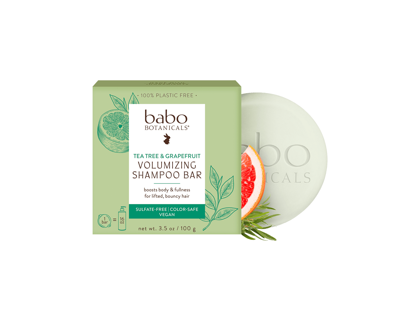 Volumizing Tea Tree & Grapefruit Shampoo Bar