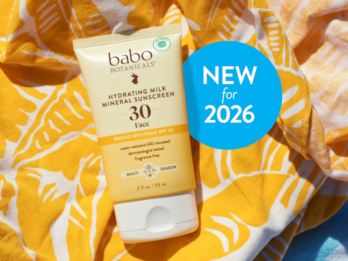 Hydrating Milk Mineral Face Sunscreen SPF30