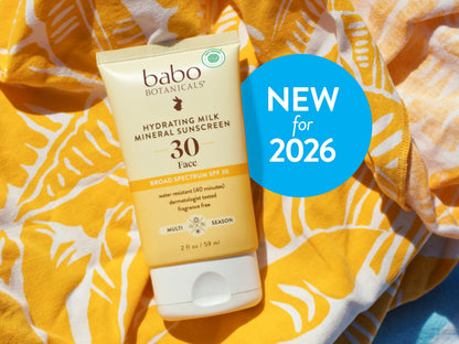 Hydrating Milk Mineral Face Sunscreen SPF30