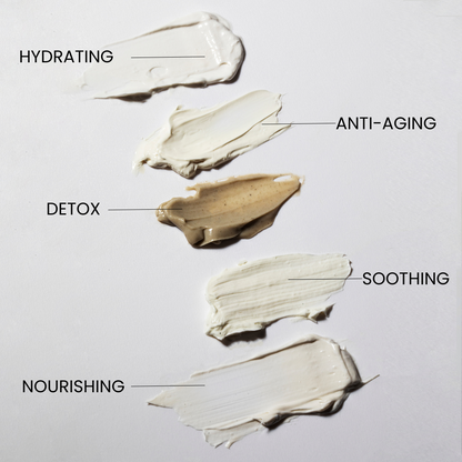 5 PACK FACE MASKS SET