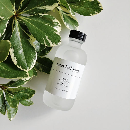 petal, leaf, root. by Just the Goods facial toner for oily skin (alcohol-free)