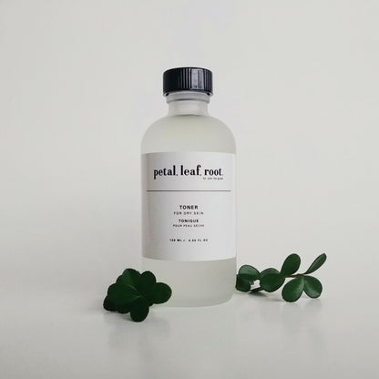 petal, leaf, root. by Just the Goods facial toner for dry skin (alcohol-free)