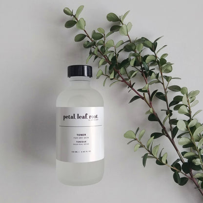 petal, leaf, root. by Just the Goods facial toner for dry skin (alcohol-free)