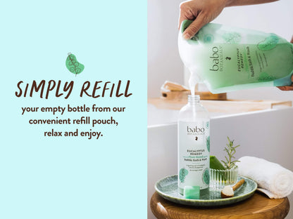 Eucalyptus Remedy Bubble Bath & Wash Refill Set