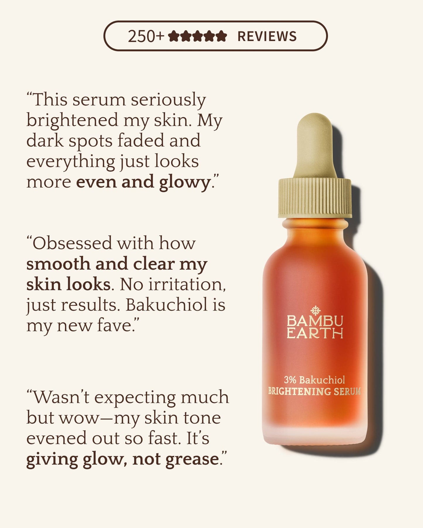 3% Bakuchiol BRIGHTENING SERUM (Travel)