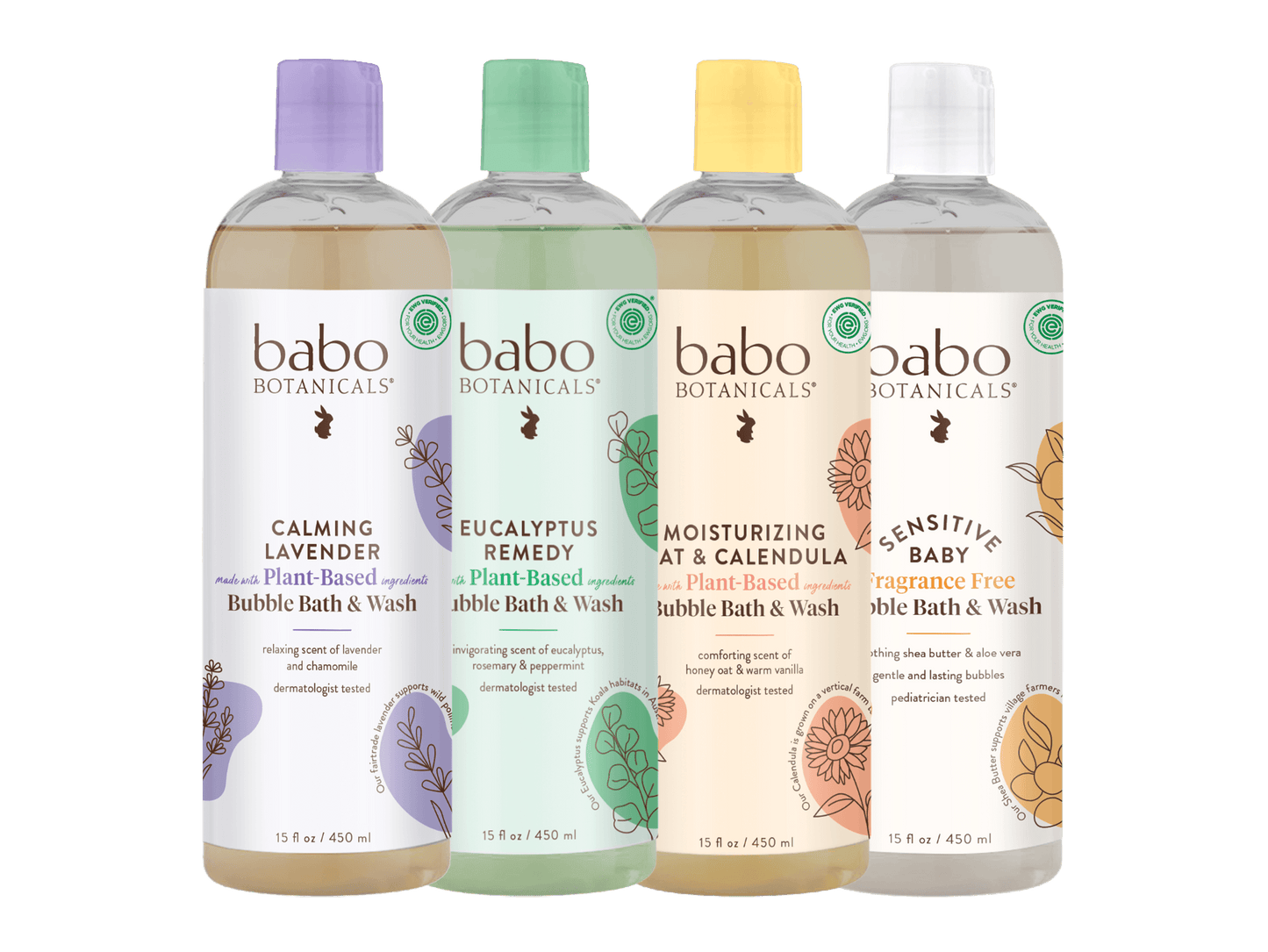 Bubble Bath Variety Set (4 pack)