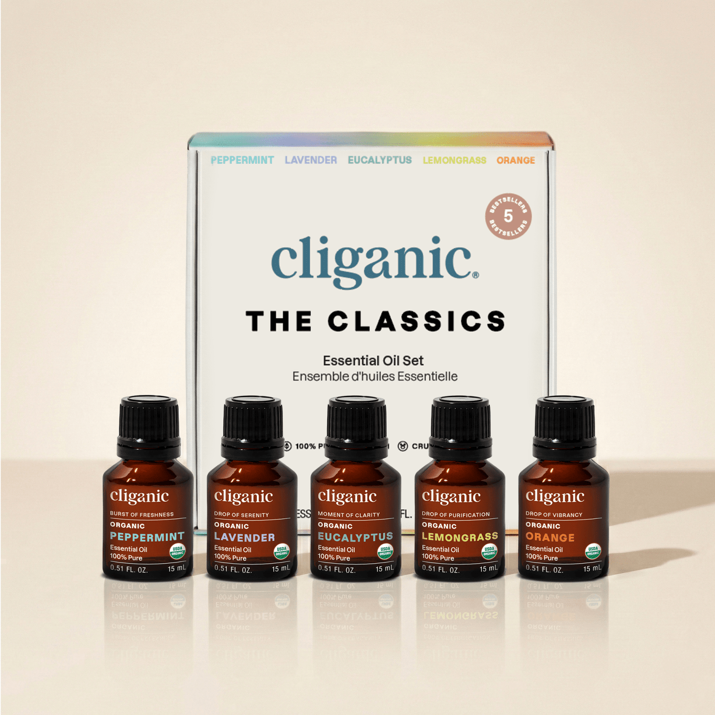 5-Piece Essential Oil Aromatherapy Set