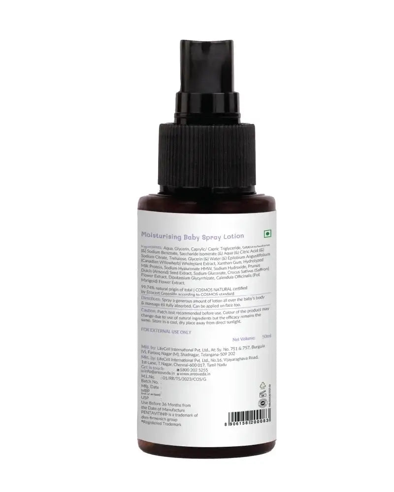 Moisturising Baby Spray Lotion