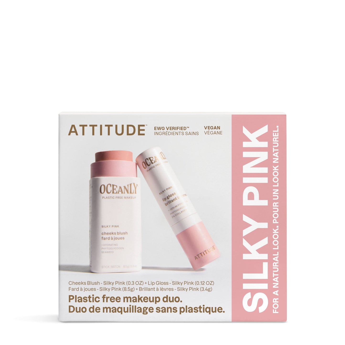 Blush & Lip Gloss - Duo Silky Pink