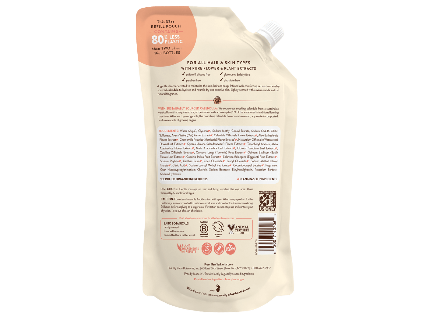 Moisturizing Oat Shampoo & Refill Set