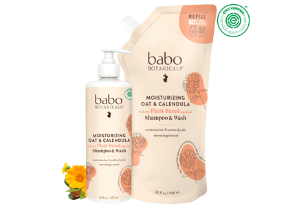 Moisturizing Oat Shampoo & Refill Set