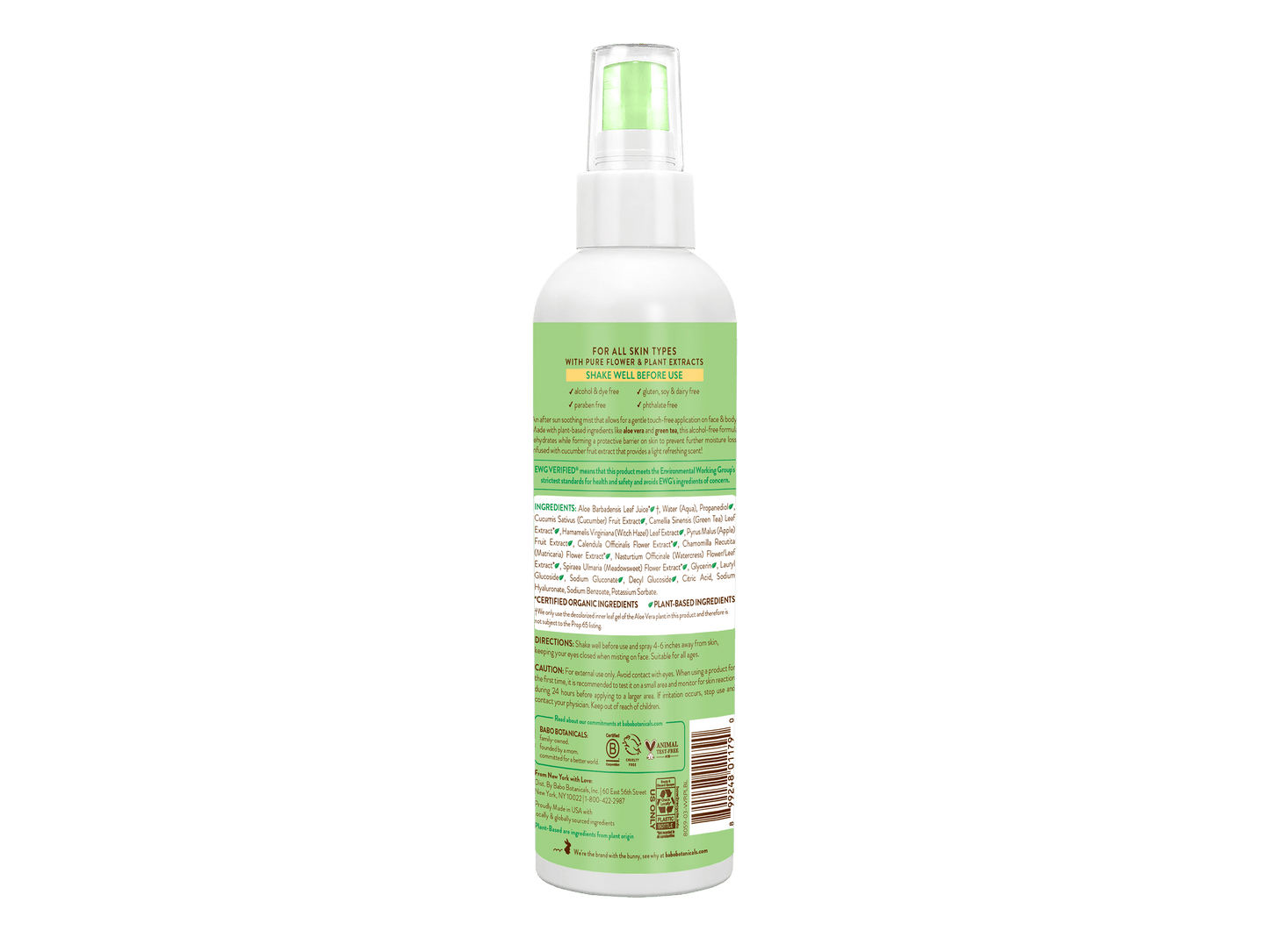 After Sun Aloe & Cucumber Soothing Mist