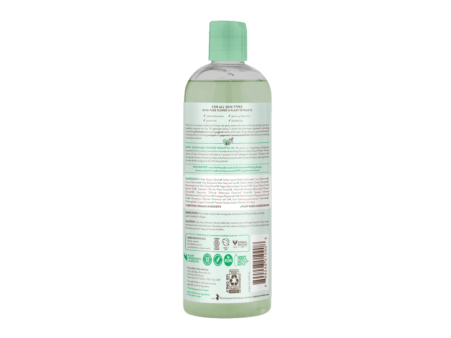 Eucalyptus Body Wash & Bubble Bath