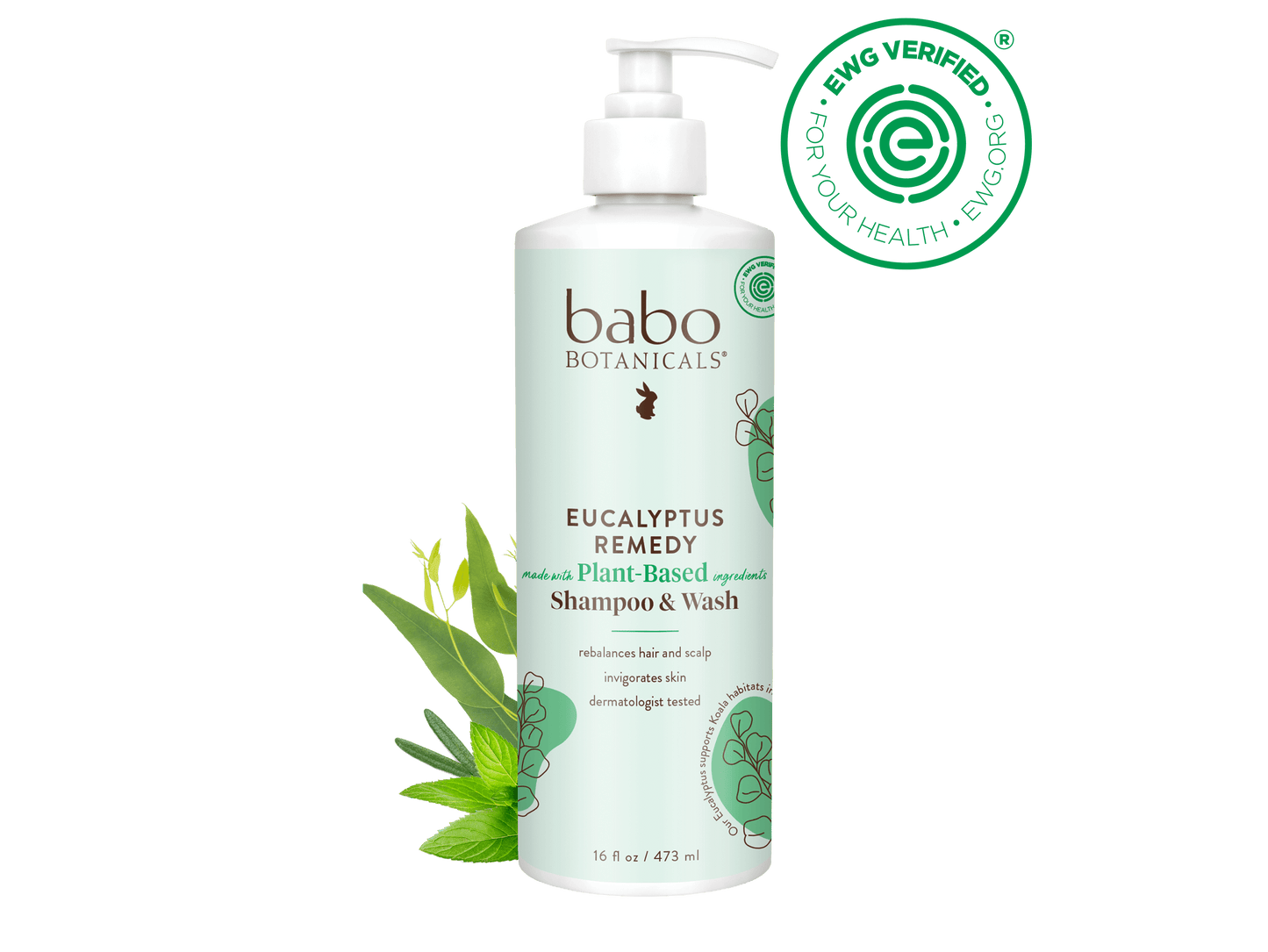 Eucalyptus Remedy Plant-Based Shampoo & Wash - 16oz