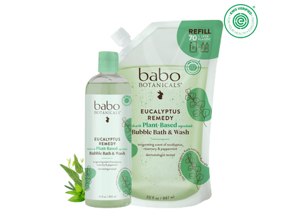 Eucalyptus Remedy Bubble Bath & Wash Refill Set