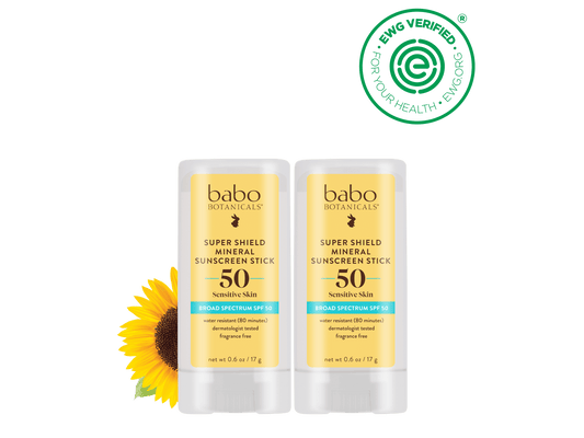 Super Shield Mineral Sunscreen Stick SPF50 Duo