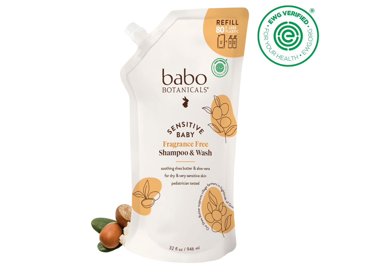 Sensitive Baby Shampoo & Wash