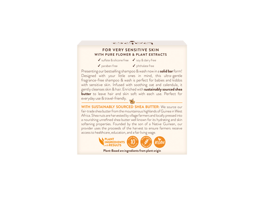 Sensitive Baby Shampoo & Wash Bar