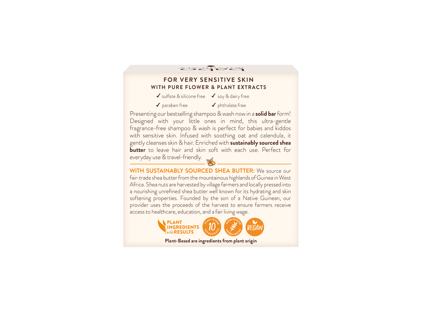 Sensitive Baby Shampoo Bar and Shower Tray Set
