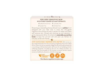 Sensitive Baby Shampoo Bar and Shower Tray Set