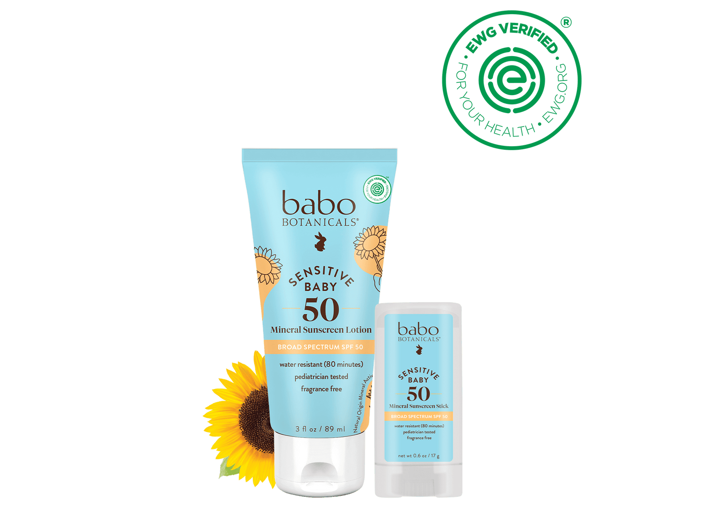 Sensitive Baby Mineral Sunscreen SPF50 Set