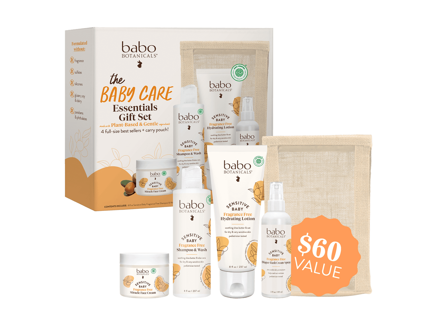 Sensitive Baby Care Essentials Gift Set