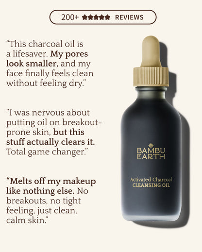 Activated Charcoal CLEANSING OIL (Travel)