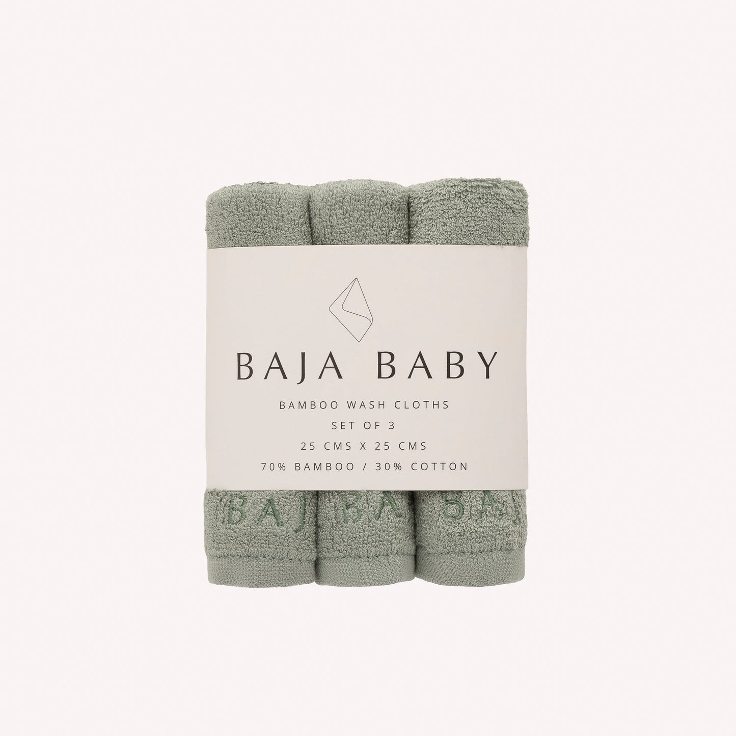 Bamboo/Cotton Wash Cloths | 3 Pack