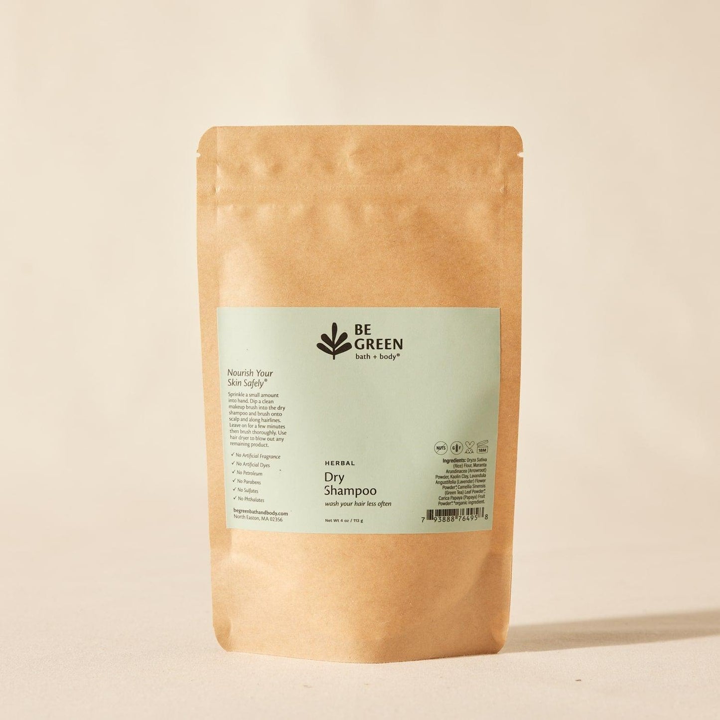 Benzene-Free Powder Dry Shampoo