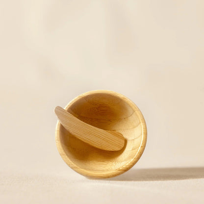 Mini Bamboo Mixing Bowl & Spoon