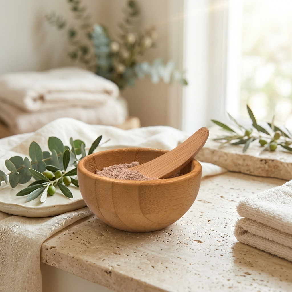 Mini Bamboo Mixing Bowl & Spoon