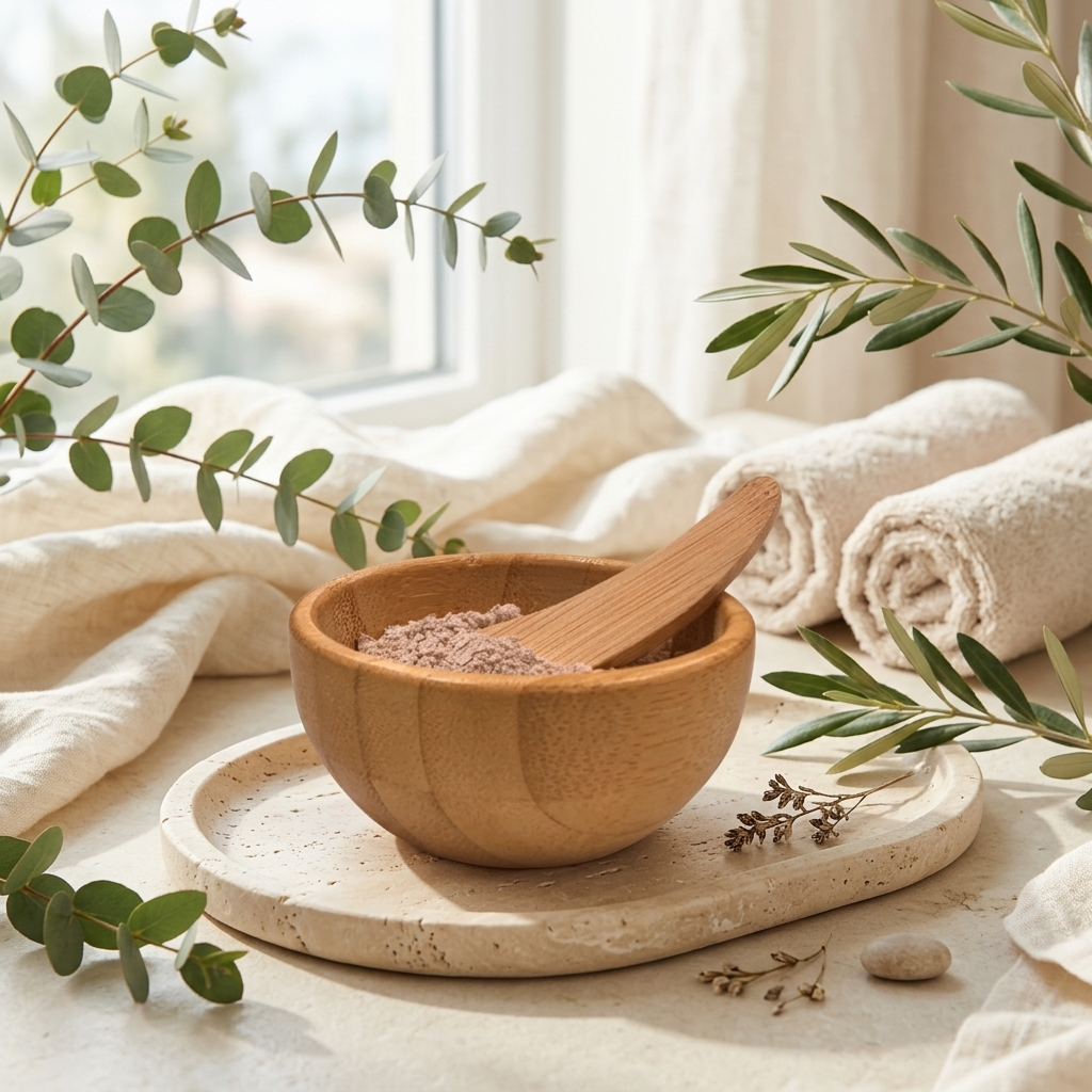 Mini Bamboo Mixing Bowl & Spoon
