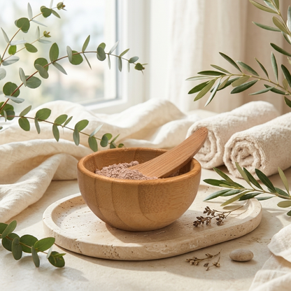 Mini Bamboo Mixing Bowl & Spoon