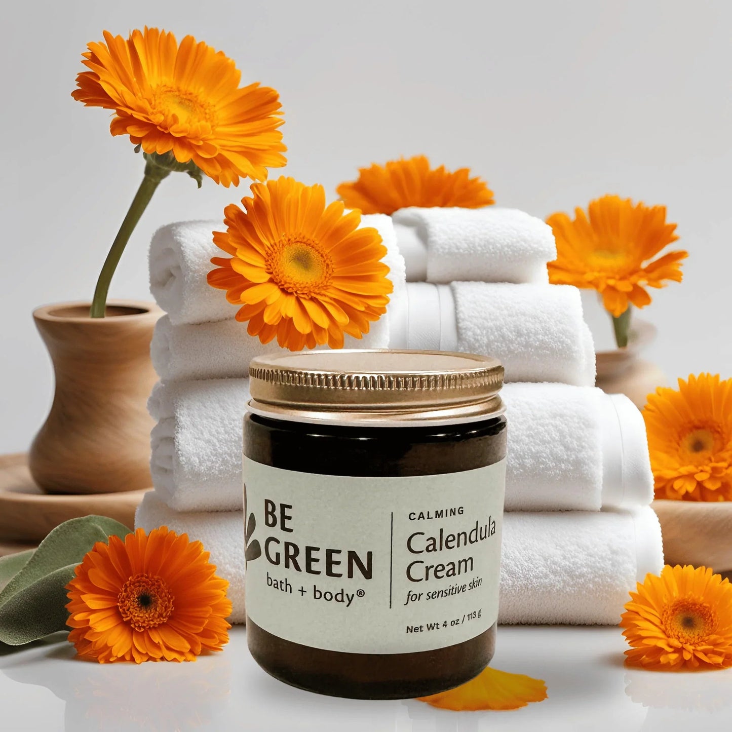 Organic Calendula Cream for Dry, Sensitive Skin