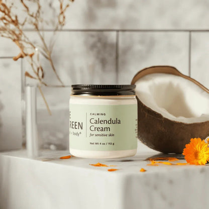 Organic Calendula Cream for Dry, Sensitive Skin