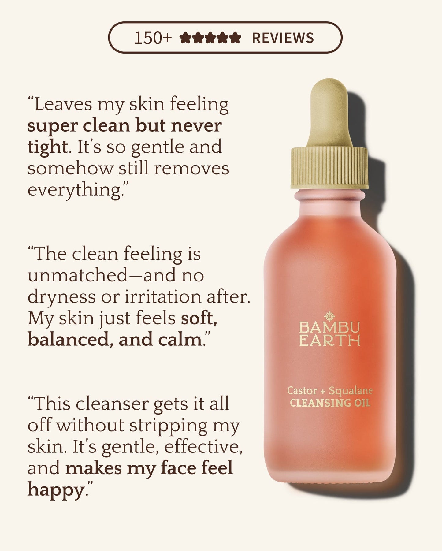 Castor + Squalane CLEANSING OIL (Travel)