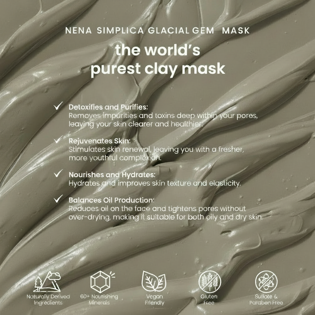 NENA X SIMPLICA Glacial Gem Mask