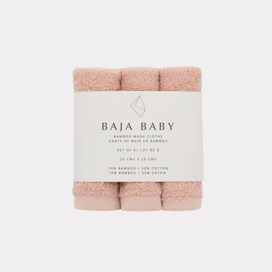 Bamboo/Cotton Wash Cloths | 3 Pack