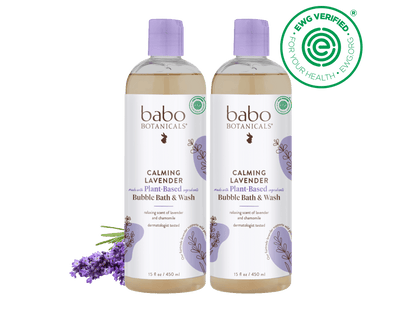 Calming Lavender Bubble Bath & Wash Duo